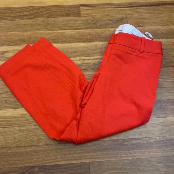 J. Crew Women’s Orange Trousers Size 0 Petite - Picture 1 of 6